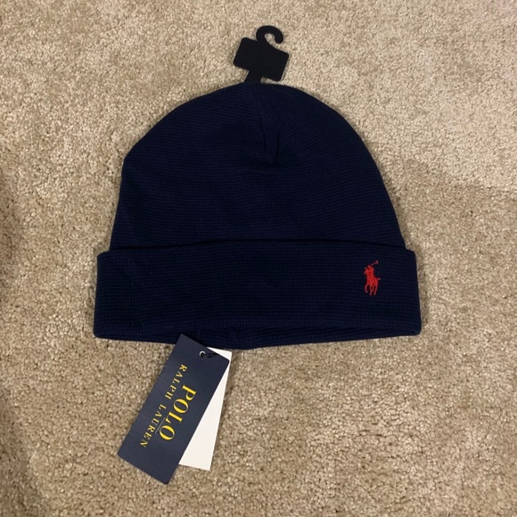 Ralph Lauren Navy Beanie - Picture 5 of 5